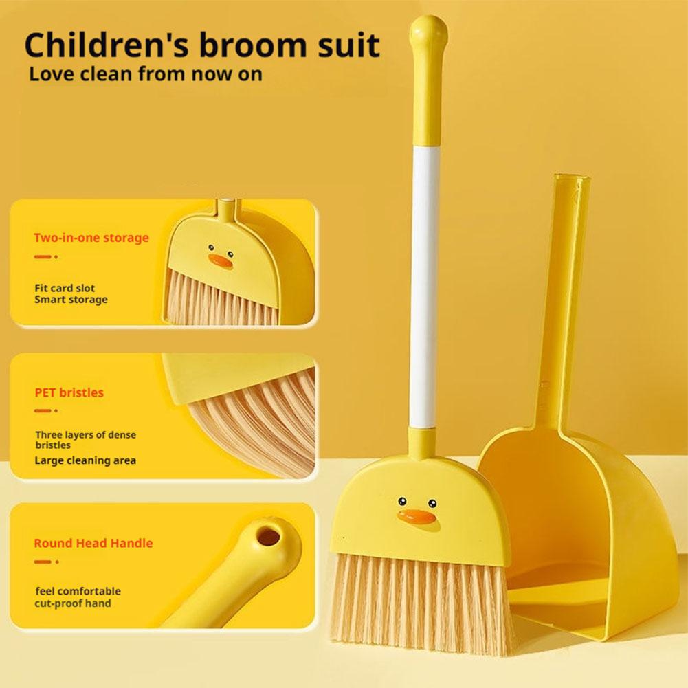 Kids Outdoor Broom - 식품 등급 PP 어린이 미니 빗자루