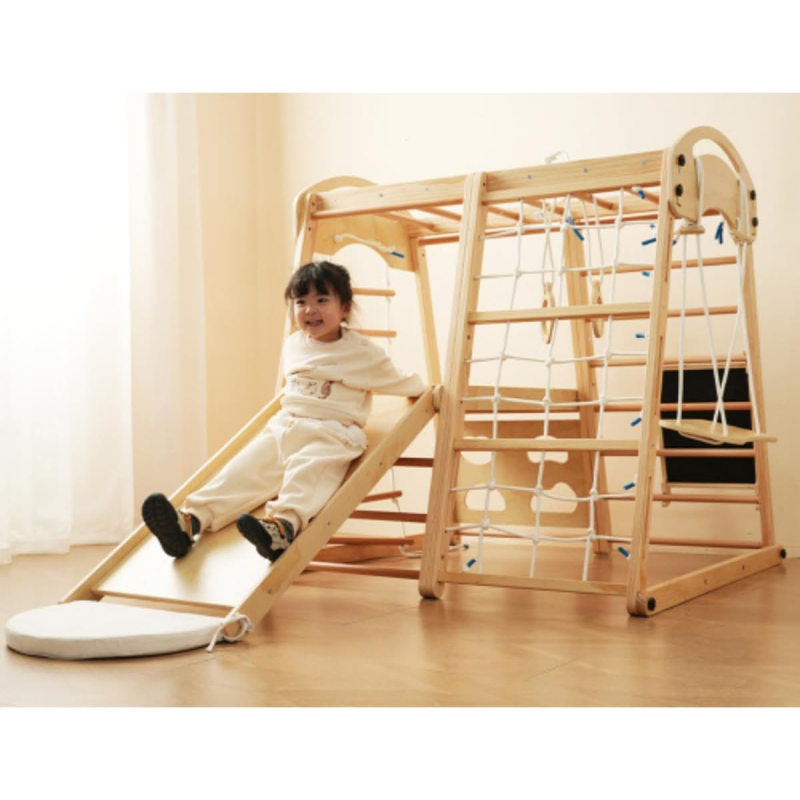 어린이용 나무 실내 미끄럼틀 실내 정글짐 대형 놀이터  - Kids Outdoor Climbing Frame 리뷰 및 가격