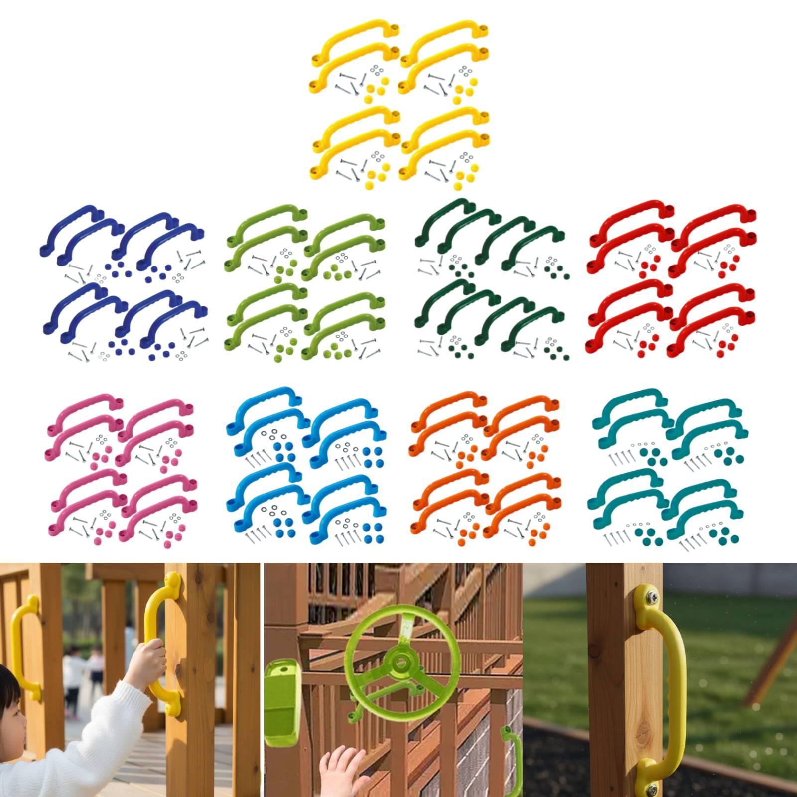 8개의 등반 손잡이, 야외 놀이 세트, 어린이 놀이터  - Kids Outdoor Climbing Frame 리뷰 및 가격