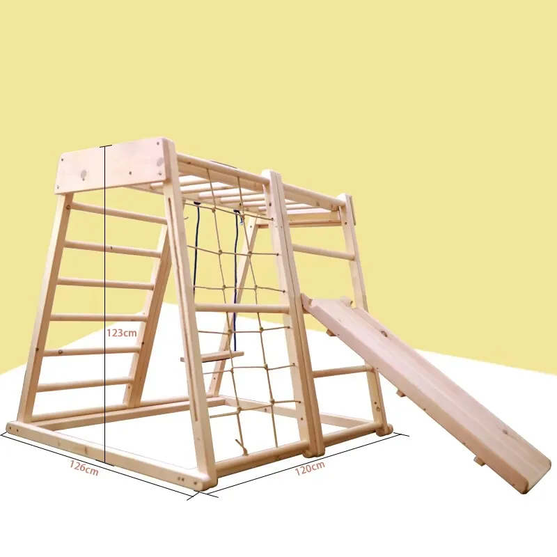 어린이용 몬테소리 스타일의 나무로 만든 유아용 실내외  - Kids Outdoor Climbing Frame 리뷰 및 가격