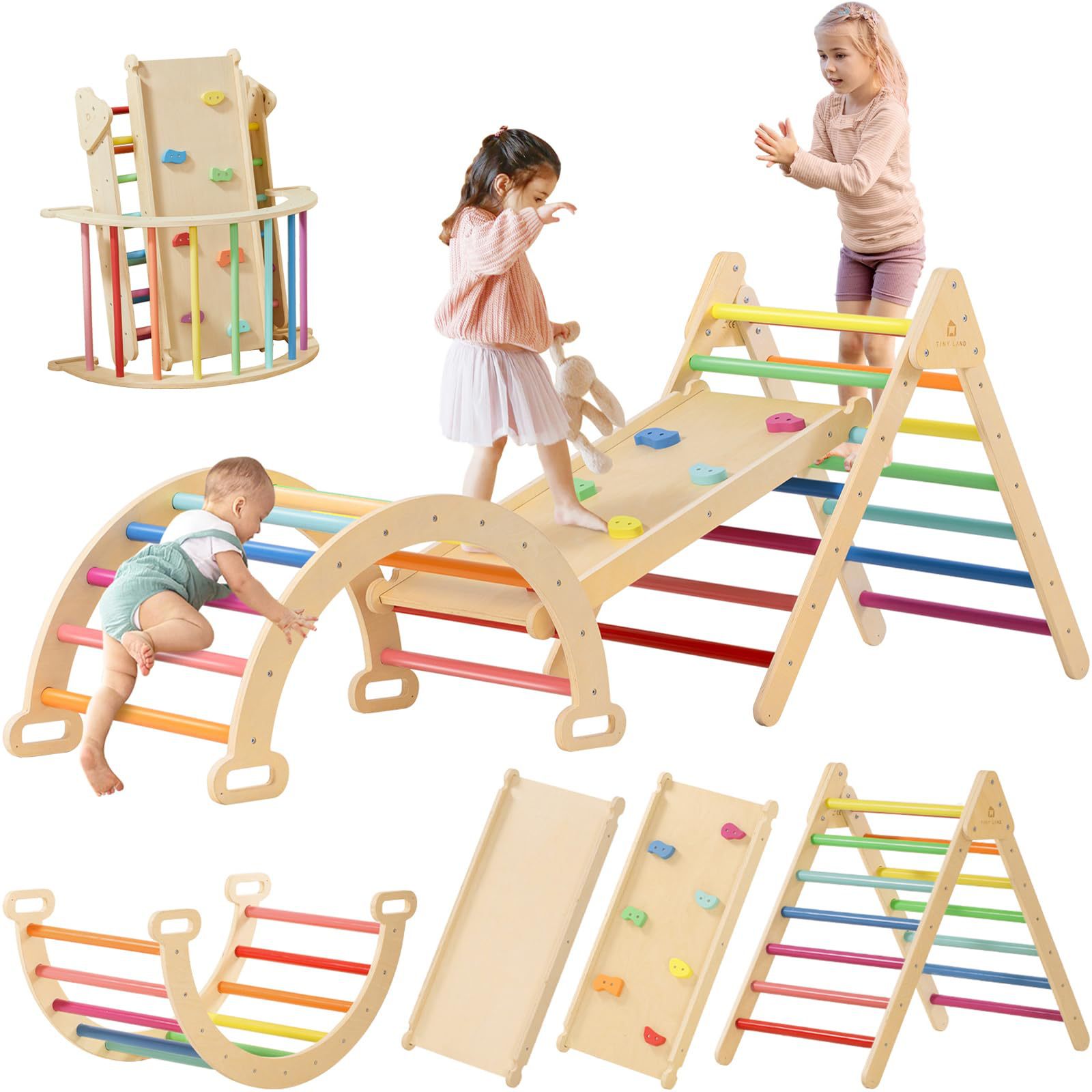 어린이 감각 스포츠 훈련 및 조기 교육용 원목 다용도  - Kids Outdoor Climbing Frame 리뷰 및 가격